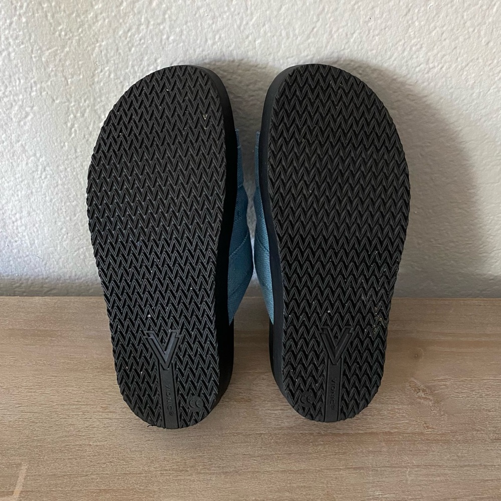 Vionic Wide Width Riviera Denim Flatform Sandal 6.5 - Picture 7 of 7